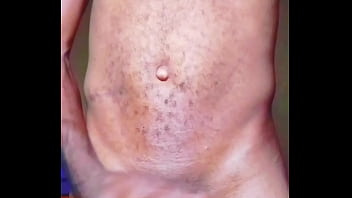 Lonely african man touches his cock and ass after dancing naked