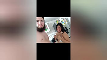 Hot girl having good sex in the kitchen