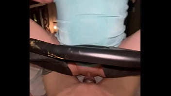 Giving her the business