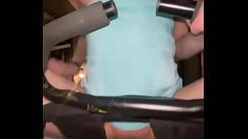 Giving her the business