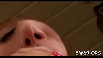 Large titted bitch fingers herself