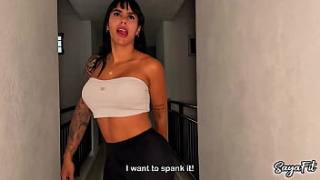 Big ass sayafit debuts by cheating on her girlfriend through anal with brian evansx