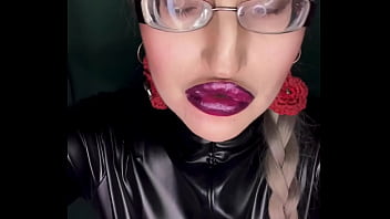 Kisses lips sissy asmr cuck transformation