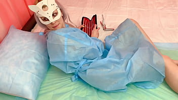 Mia mimi with medical extender mega pussy stretching