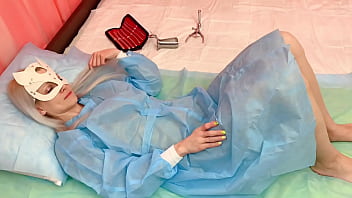 Mia mimi with medical extender mega pussy stretching