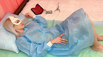 Mia mimi with medical extender mega pussy stretching