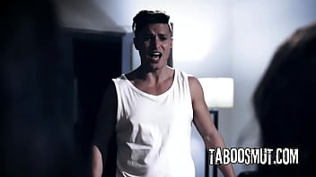 Stepson has threesome sex with his lesbian stepmoms