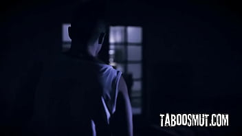 Stepson has threesome sex with his lesbian stepmoms