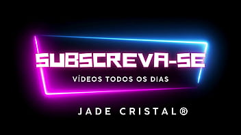 Jade wearing shorts to tease her neighbor who watches her through the window