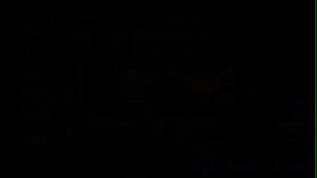 Busty lezzies wrestling before sixtynine pose