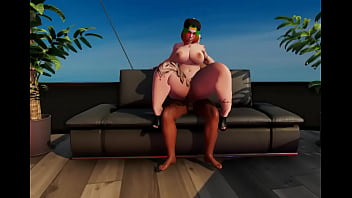 Comi o cuzinho da amiga gordinha