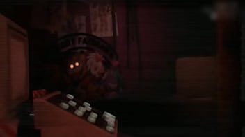 A girl gate fucked with robots