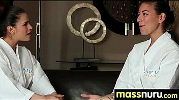 Lucky client gets a full service massage 19