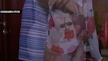 Horny milf enjoying young stud's hard dick