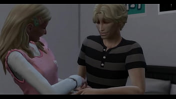 Hermanastros cachondos follan duro mientras estan solos en casa