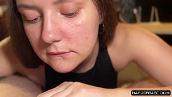 Russian cumslut fucked hard in ripped tights