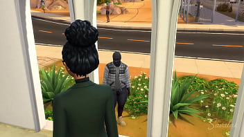 Lil brunette fucked by enormous cock