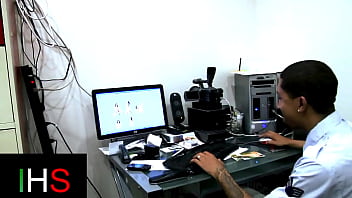 Beautiful brunette girl fucked wonderfully in the ass by a big black cock