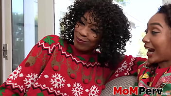 Lucky dude fucks his stepmom and stepsis