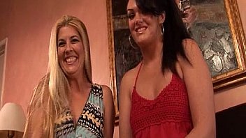 Lesbians milfs play with strapon and lick pussy