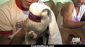 Extreme interracial gangbang 17