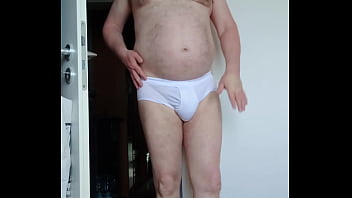 Neue weiße unterhosen mit feinripp und eingriff