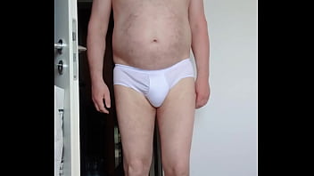 Neue weiße unterhosen mit feinripp und eingriff