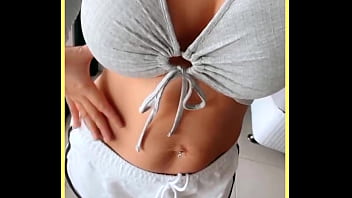 Milf crop top try on Milf crop top try on