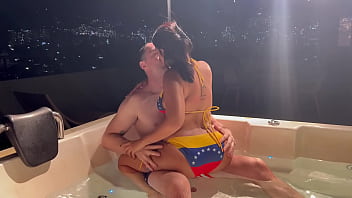 Latina hotwife with tan lines cheats on husband with big dick white man