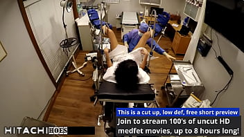 Freshman gets mandatory hitachi orgasm from doctor tampa yasmine woods