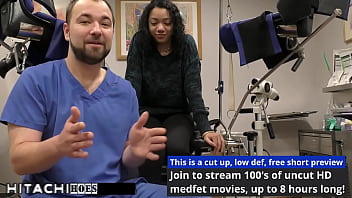 Freshman gets mandatory hitachi orgasm from doctor tampa yasmine woods