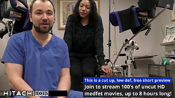 Freshman gets mandatory hitachi orgasm from doctor tampa yasmine woods