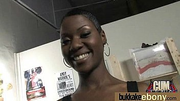 Interracial gangbang with white dicks 12