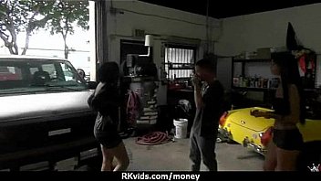 Slutty amateur babe is paid cash from some crazy public sex 19