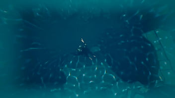 Lara's deep throat came in handy in exploring the huge cock to awaken the statue