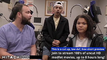 Freshman gets mandatory hitachi orgasm from boyfriend michelle anderson