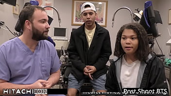 Freshman gets mandatory hitachi orgasm from boyfriend michelle anderson