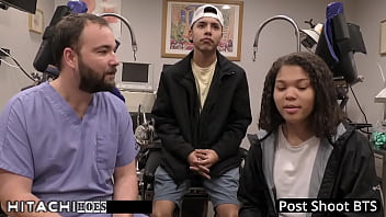 Freshman gets mandatory hitachi orgasm from boyfriend michelle anderson