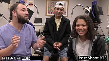 Freshman gets mandatory hitachi orgasm from boyfriend michelle anderson