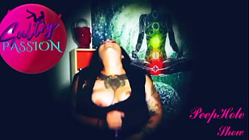 Sultry passion puts on a dildo show for you