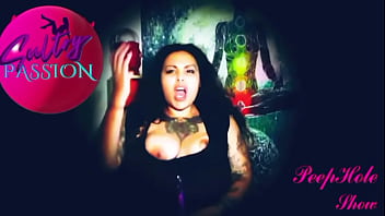 Sultry passion puts on a dildo show for you