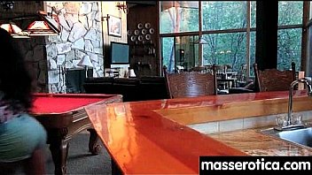 Teen eats milf pussy at oily threesome 25