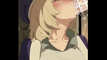 Mujer rubia se traga mi verga hasta el fondo