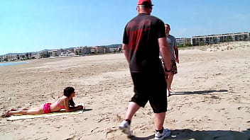 Samia Christal Is A Slutty Milf Ass Fucked On The Beach thumbnail