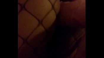 Having fun with dildo