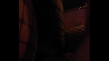 Having fun with dildo