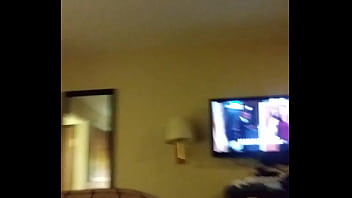 Having fun with dildo