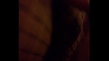 Having fun with dildo