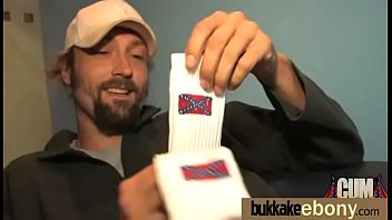 Busty black babe bubble bath group cocksuck 15