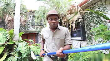 Cat woman sucking dick through her cage